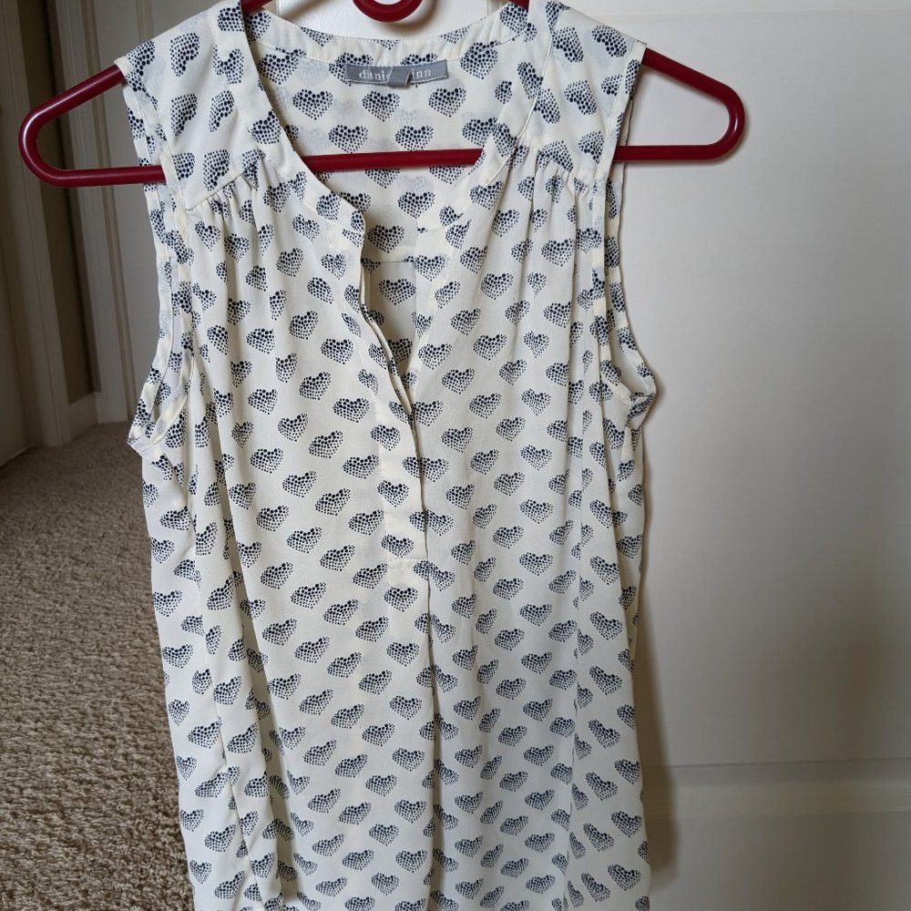 Daniel Rainn Celina Split Neck Blouse